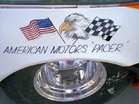 American Motors Pacer with flags