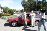 Nolan Dehner's Pacer being filmed for San Francisco news story