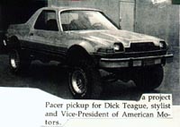 Dick Teague's Pacer pickup