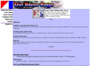 The Pacer Page, circa 1999-2000